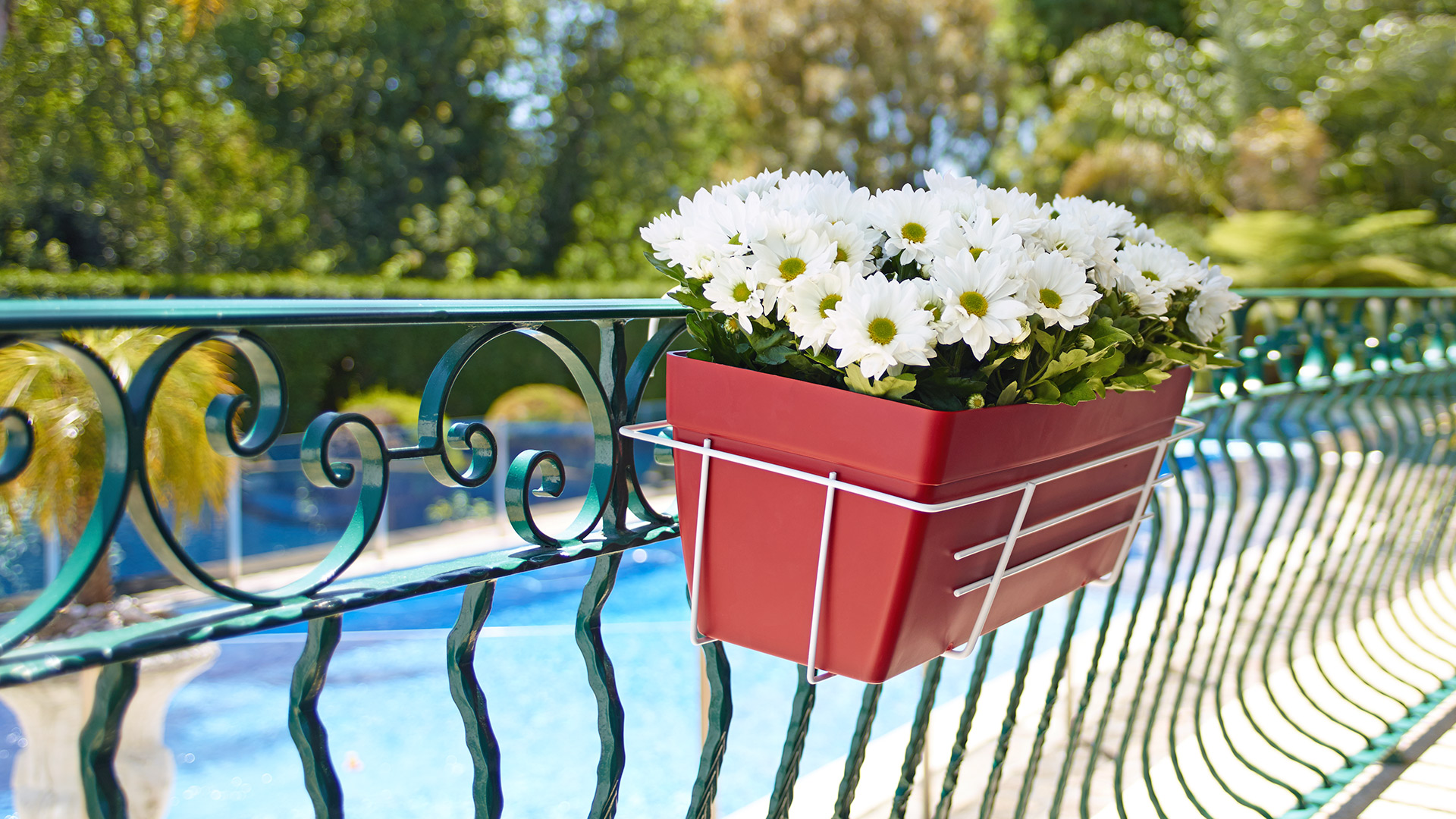 Balcony Plant Box Basket Bracket