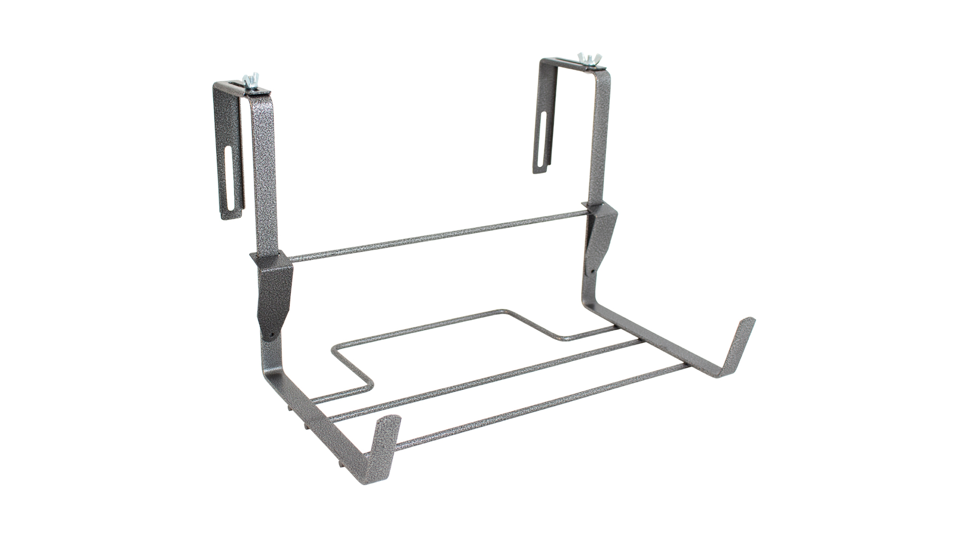 Balcony Plant Box Bracket Adjustable Flat Iron with Safety lock and Adjustable Brackets